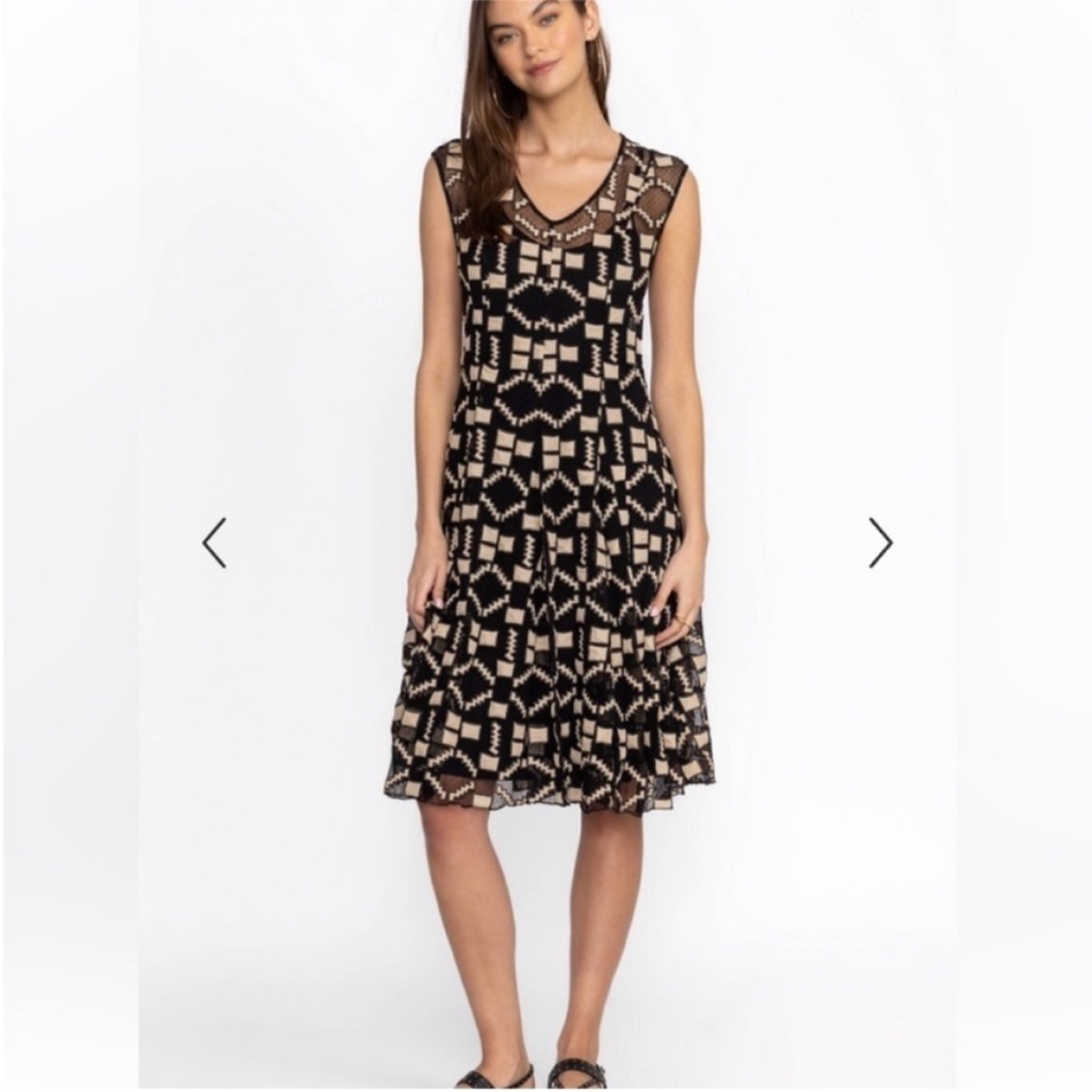 Johnny Was Paneled Tank Dress Xs